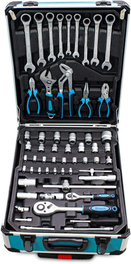 🔥 Angebote & Aktionen – Bituxx Tool Box, 1,200 Pieces, Tool Trolley with Nuts, Ratchets, Socket Wrench, Torx, Multi-Tooth Ratchet with Ratchet Ring Spanner – Bild 3