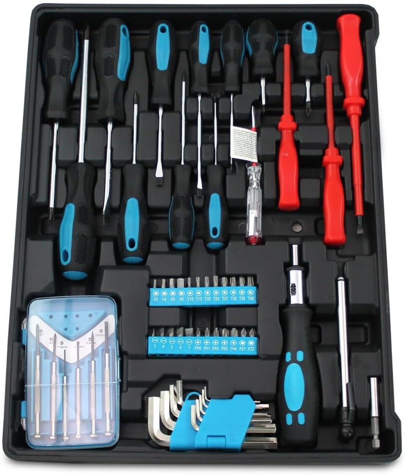 🔥 Angebote & Aktionen – BITUXX Tool Box 1200 Pieces Tool Ratchet Box Tool Trolley Nut Box Ratchet Nuts Socket Spanner Ratchet with Drawers – Bild 5