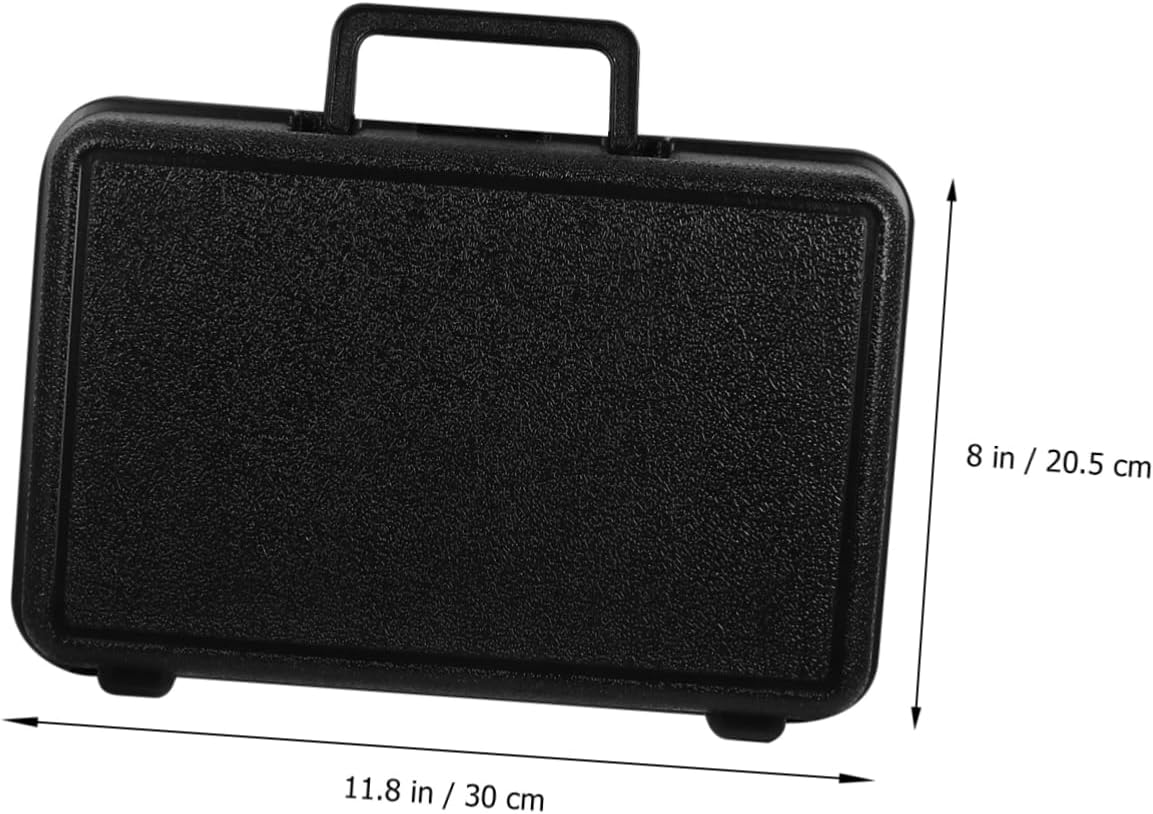🚗 KFZ & Werkstatt – NUOBESTY 1 x Plastic Tool Box Water Garage Outdoor Weatherproof Car Tools Portable Mechanical Tools Key Case Tool Box Storage Container ABS Plastic Black – Bild 5