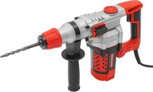 ⚡ Elektro & Technik – 930 U/min Schlagbohrmaschine, Schlagbohrmaschine, 2200 W, elektrischer Abbruchhammer mit 4 Bohrern & 2 Meißeln & Werkzeugkoffer, elektrische Bohrmaschine für Beton, Holz, Metall