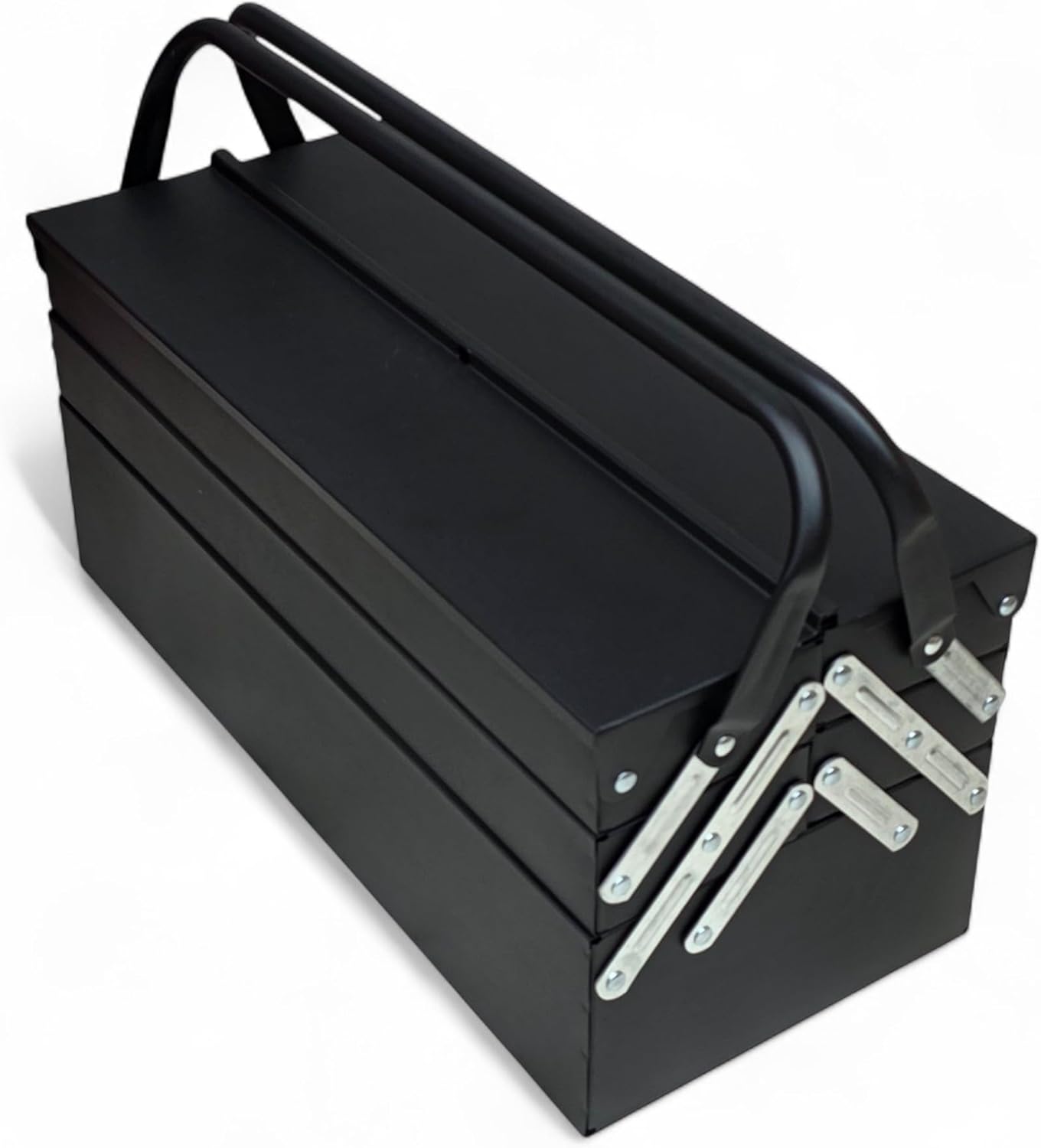 🔥 Angebote & Aktionen – Black Edition Classic Metal Tool Box Filled with Tools 86-Piece Assortment Black Tool Box – Bild 5