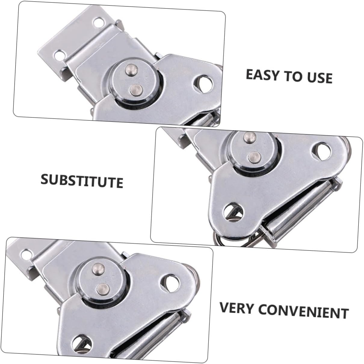 ⚒️ Bau & Montage – Kistenverschluss mit Federmechanik Langlebiger Stahl Latch Clip für Holzkisten Werkzeugkoffer Aufbewahrungsboxen Einfache Montage Robust und Sicher für Möbel und Transportkoffer – Bild 6