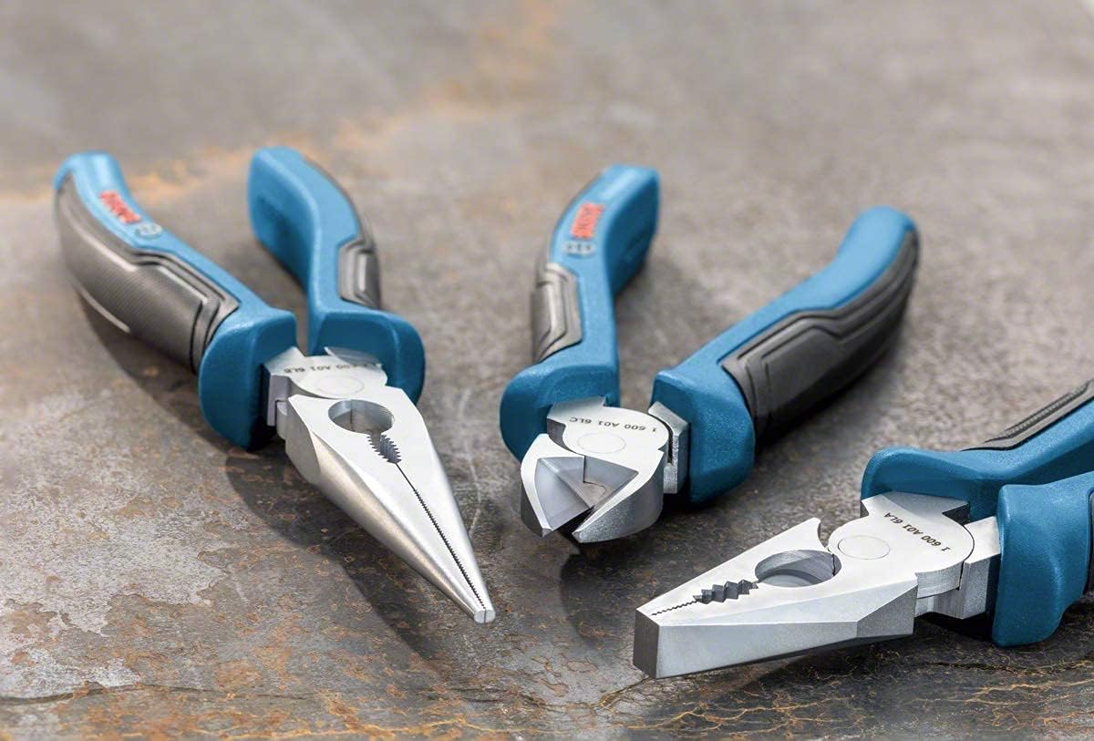⚡ Elektro & Technik – Bosch Professional 3-teiliges Zangenset (Kombizange, Spitzzange und Seitenschneider, mit L-BOXX-Einsatz) – Bild 3