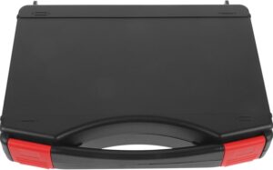 ⚒️ Bau & Montage – SAFIGLE Kunststoff Werkzeugkoffer Multifunktionaler Hartschalen Werkzeugkasten mit Sicherem Verschluss Tragbarer Organizer für Handwerker Schwarz 29X19X15cm Aufbewahrung für Schrauben und