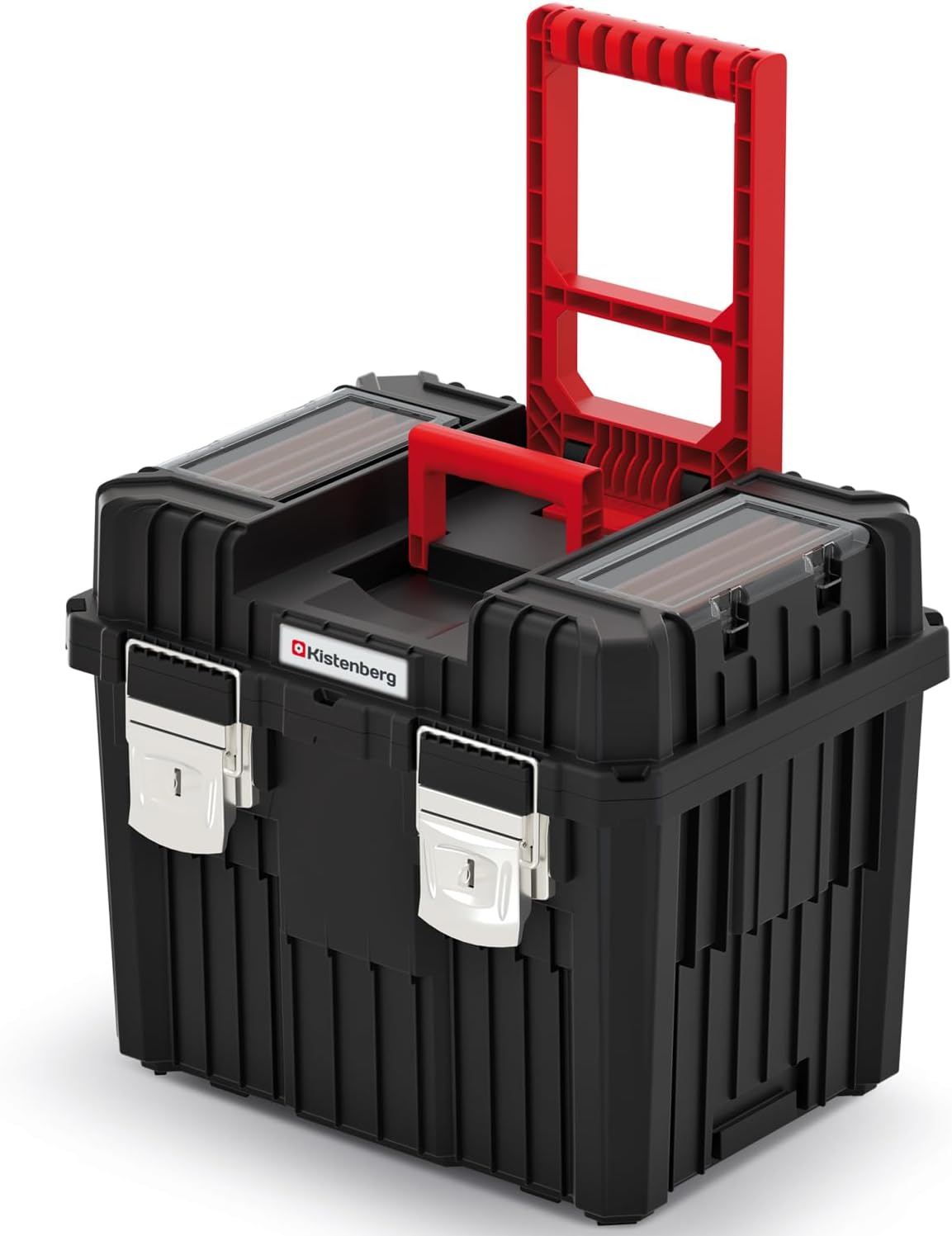 🔥 Angebote & Aktionen – Kistenberg 2-in-1 Tool Trolley, Tool Box, Workshop Case, Rolling Workshop (Clamp Clasps, Organiser in Lid, Dustproof, 450 x 360 x 640 mm (with Metal Closure) – Bild 2