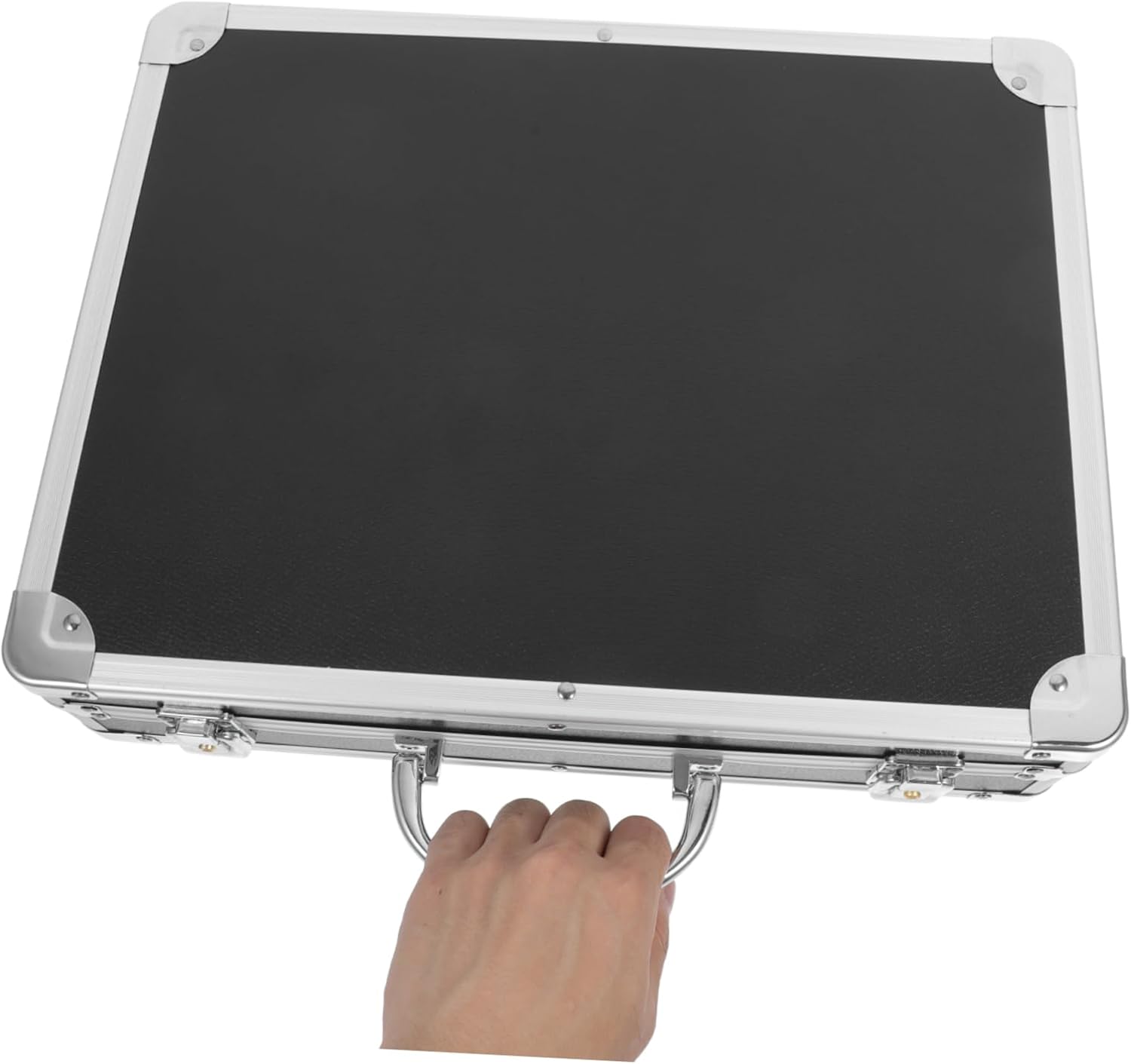 ⚒️ Bau & Montage – VILLCASE Werkzeugkasten aus Aluminiumlegierung, Aufbewahrungsboxen, tragbare Aktentasche für den Arbeitsplatz, Aktentasche aus Aluminiumlegierung, Metallgehäuse, schwarzer Kunststoff – Bild 3