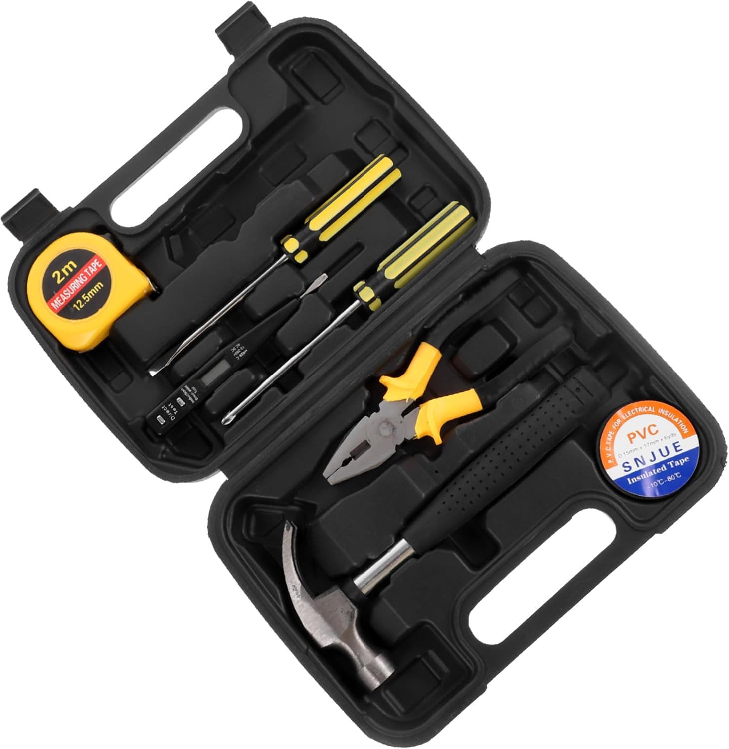 🚗 KFZ & Werkstatt – ARTIBETTER Tool Box Tool Box Set for Home 9 Piece Multitool Set Automotive Robust Hand Tools for Repairs and Hand Tools for DIY