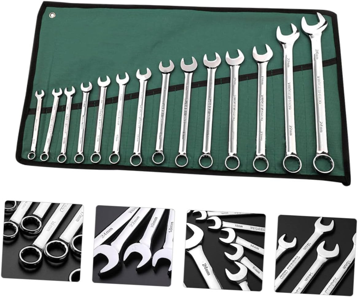 🚗 KFZ & Werkstatt – NUOBESTY 14-piece adjustable piece combination key set with storage bag, tool set for DIY enthusiasts and professionals for precise repairs and versatile – Bild 5
