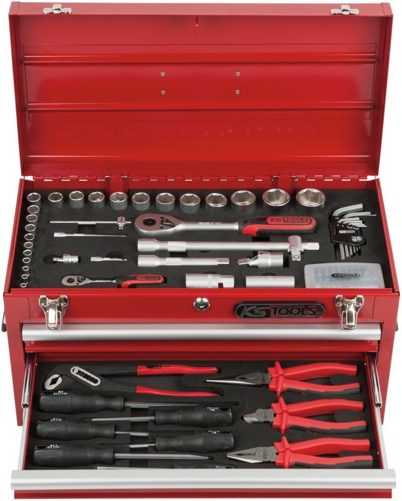 🚗 KFZ & Werkstatt – KS Tools 911.01 Superlock Uni Tool Set, 100 Pieces, 1/4-Inch +1/2-Inch – Bild 4