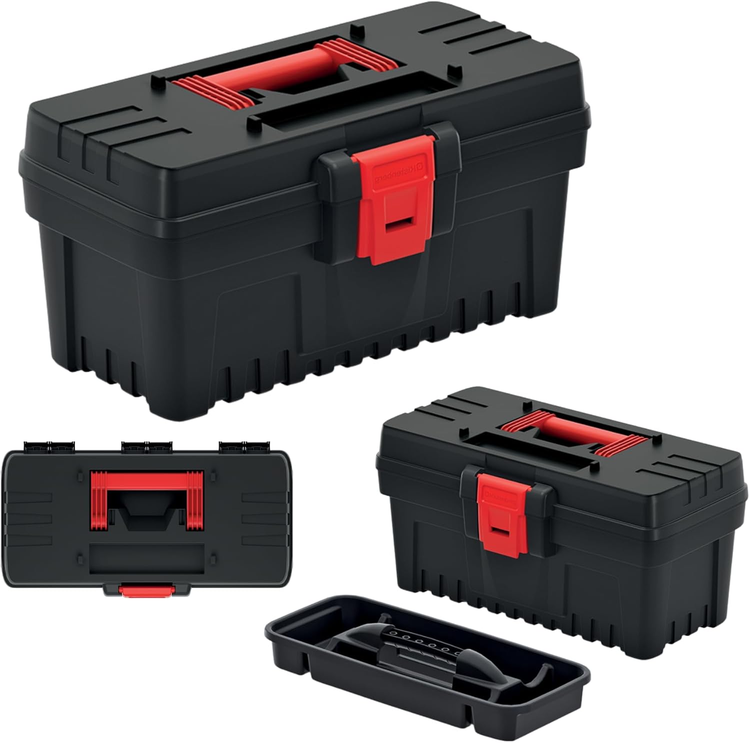 🔥 Angebote & Aktionen – Kistenberg KDR3020N 30cm Black and Red Ergonomic Handle Durable Polymer Blend Tool Box