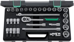🚗 KFZ & Werkstatt – Stahlwille 52/54/25/6 KN" 52" Socket Set, Silver/Black, Set of 31 Pieces