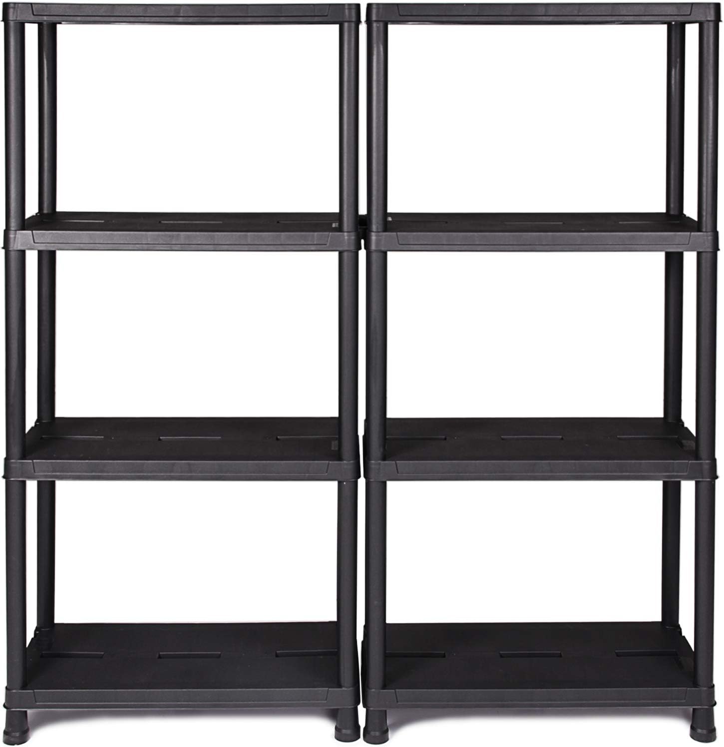 ⚒️ Bau & Montage – Ondis24 Regal, 60 x 30 x 138 (H) cm, 12 Zoll Steckregal, Kunststoff, Anthrazit, maximale Belastung 100 kg – Doppelpack