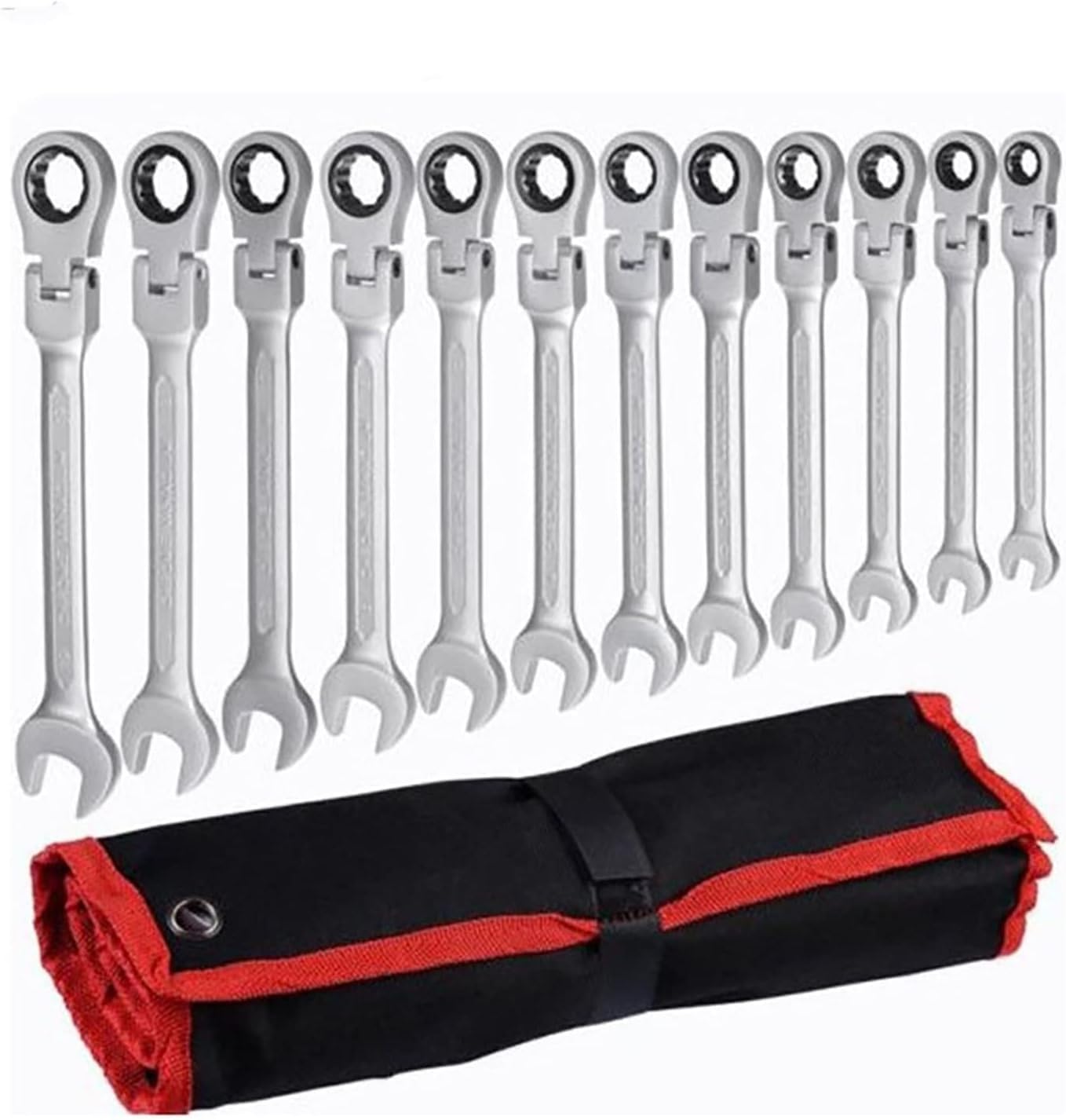 🚗 KFZ & Werkstatt – Car Tool 12 Piece Spanner for Multifunctional Ratchet Wrench Sets, Car Repair Tools Tool Box – Bild 6