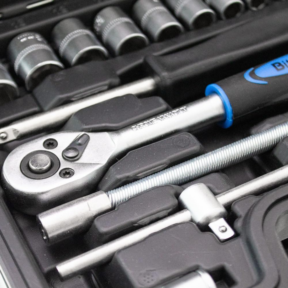 🔥 Angebote & Aktionen – BITUXX Tool Box 53-Piece Tool Ratchet Box 1/4 Inch Ratchet Box Socket Extensive 1/4 Inch Ratchet Set Including Nuts and Adapter – Bild 5