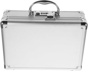 ⚡ Elektro & Technik – Aluminium Werkzeugkoffer mit Passwort Multifunktionale Aufbewahrungsbox mit Schaumstoffeinlage Langlebige Tragbar für Elektriker und Outdoor Robustes Metall Organizer für Werkzeuge