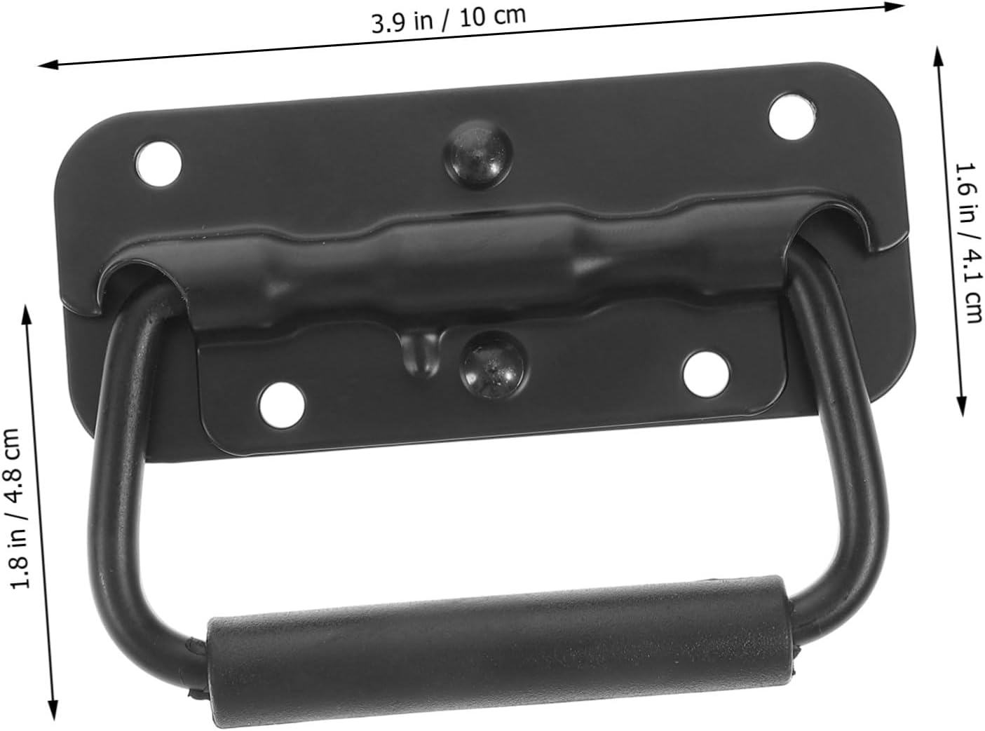 ⚒️ Bau & Montage – 4 Stück Federklappgriff Aufputzmontage Ringgriff für Kisten Werkzeugkasten Industrieboxen Robust Langlebig Vielseitig einsetzbar für Boote und Lagerbehälter – Bild 4