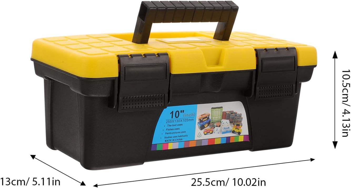 ⚡ Elektro & Technik – Werkzeugbox Hartschalen Organizer Kunststoff Aufbewahrungskoffer Groß Fassungsvermögen Für Heimwerker Elektriker Werkzeugkoffer Robust Langlebig Einfach Zugänglich – Bild 2