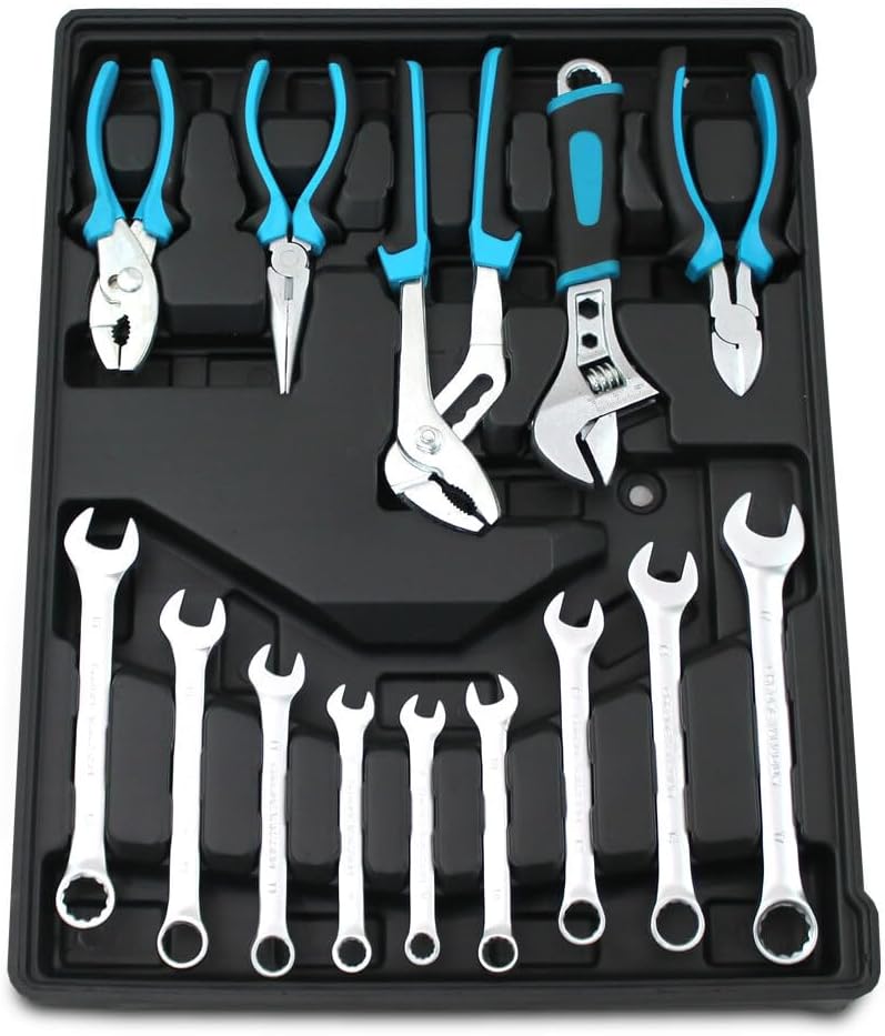 🔥 Angebote & Aktionen – BITUXX Tool Box 1200 Pieces Tool Ratchet Box Tool Trolley Nut Box Ratchet Nuts Socket Spanner Ratchet with Drawers – Bild 4