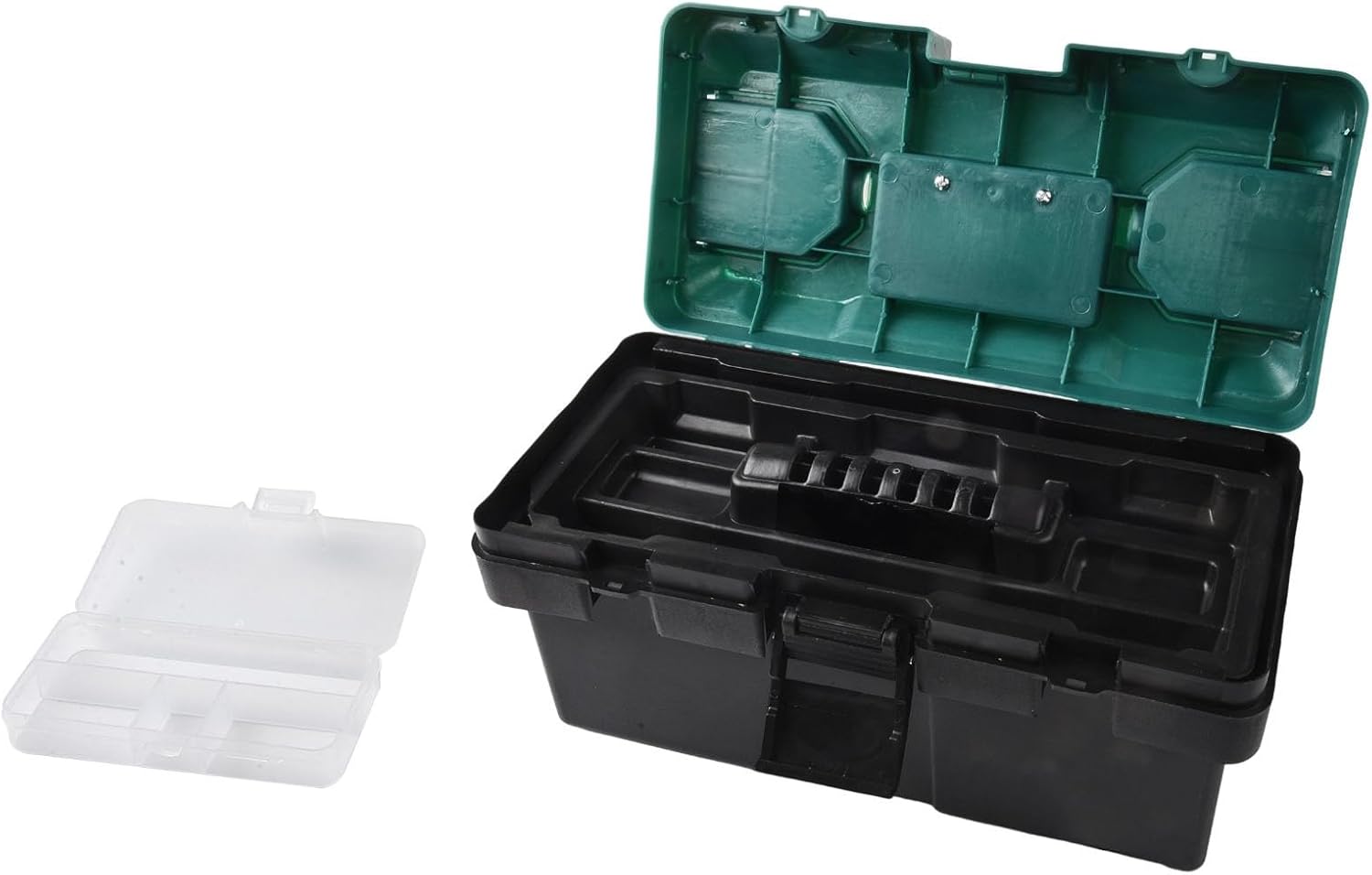 ⚡ Elektro & Technik – 35,6 cm Kunststoff-Werkzeugkoffer mit ABS-Schloss und bequemem Griff für Tischlerei und elektrische Reparaturen, 1 Stück – Bild 9