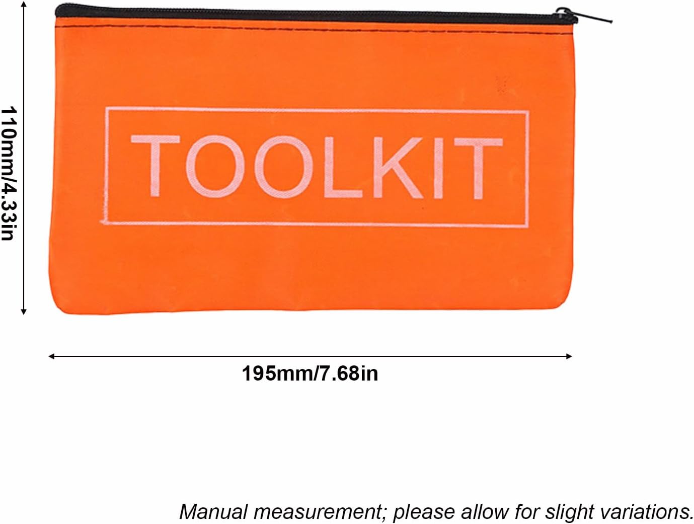 🔥 Angebote & Aktionen – 3 Stück Mehrzweck-Werkzeugtaschen, Wasserdichte und Verschleißfeste Canvas-Aufbewahrungstaschen mit Reißverschluss, 11x19x5 cm, Ideal zur Aufbewahrung von Schraubendrehern, Zangen und Pinseln – Bild 2