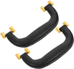 ⚒️ Bau & Montage – Holibanna 2 x Gepäckgriffe aus PU-Leder als Ersatz für Koffer, Werkzeugkästen, Tragetaschen, ergonomische Tragegriffe für einfachen Transport für Heimwerkerprojekte