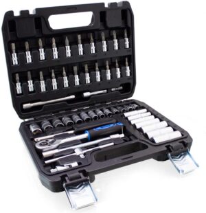 🔥 Angebote & Aktionen – BITUXX Tool Box 53-Piece Tool Ratchet Box 1/4 Inch Ratchet Box Socket Extensive 1/4 Inch Ratchet Set Including Nuts and Adapter