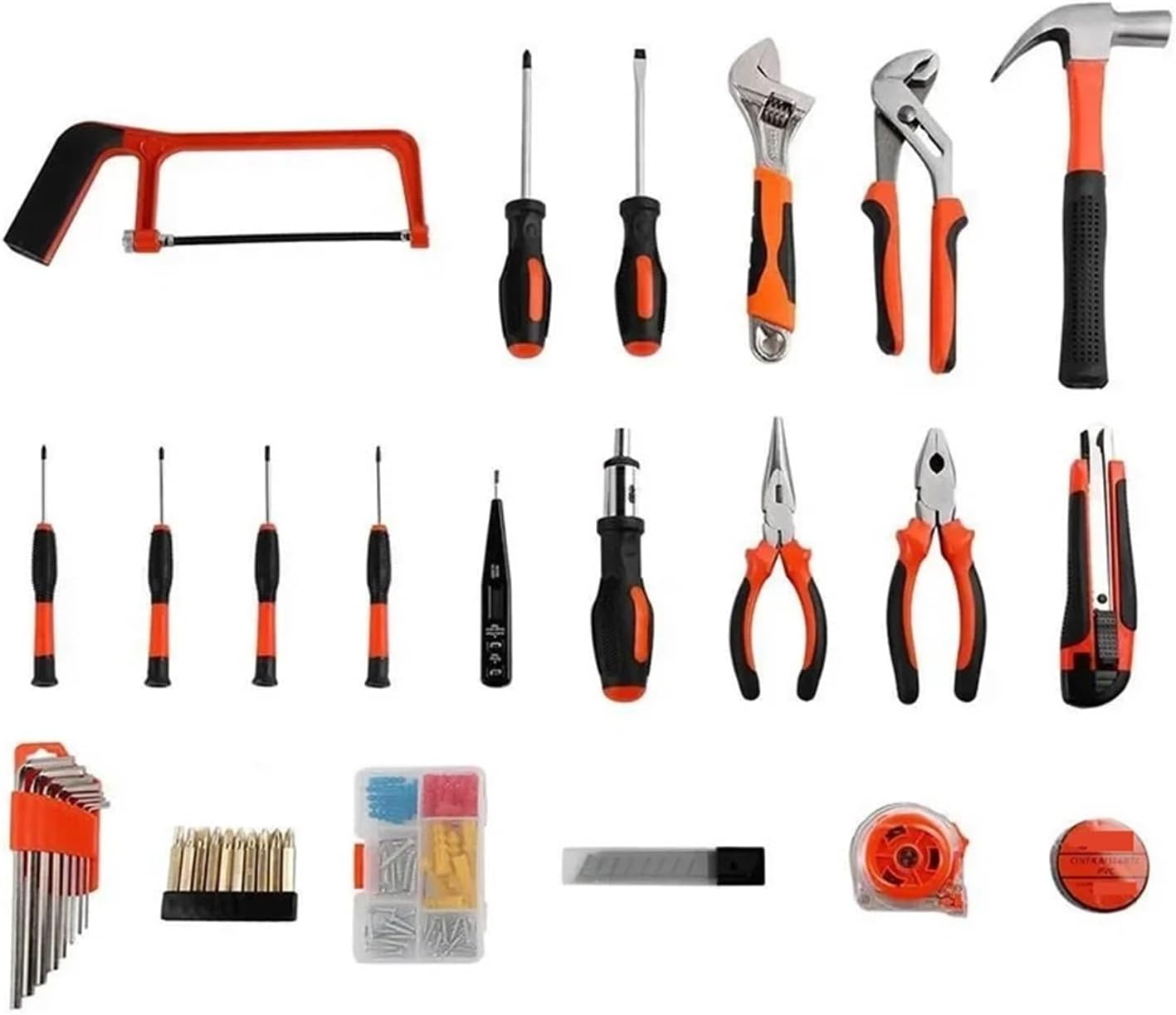 ⚡ Elektro & Technik – Werkzeugkasten, 100-teiliges Set, Aufbewahrung, Haushalt, Multi-Werkzeug, Haushalt, Elektriker, Zangen-Set – Bild 4
