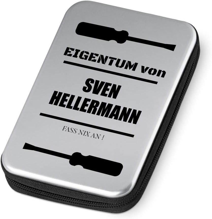 🔥 Angebote & Aktionen – Maverton Tool Set with Print – Tool Box Toolbox Tool Box – Personalised – Size: 16 x 11 x 4 cm – Birthday Gift for Men – Christmas Gifts – Property – Bild 2
