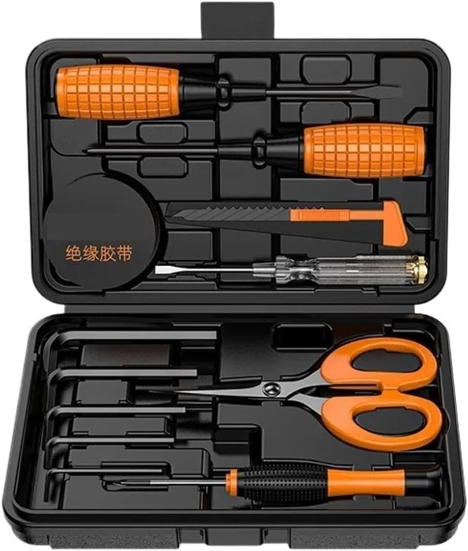 ⚡ Elektro & Technik – Werkzeugkoffer Werkzeugkasten für den täglichen Gebrauch, Eisenwaren, Elektriker-Spezialset(Set of 12)