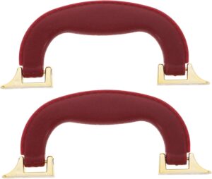 ⚒️ Bau & Montage – 2 Stück Ersatz Koffergriff aus Kunstleder Ergonomischer Tragegriff für Koffer Werkzeugkoffer Verpackungsboxen Einfache Montage Komfortabler Griff Robustes Reisetaschen Zubehör in