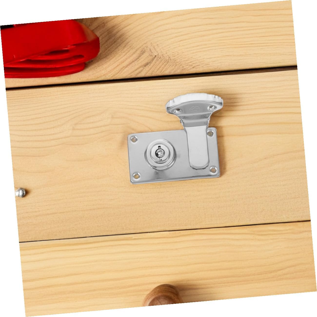 ⚒️ Bau & Montage – 4 Stück Teiliges Retro Metallverschluss Antikes Design Kleine Schlossriegel für Holzkisten Praktische Überfälle für Koffer Schmuckkästchen und Werkzeugkoffer Einfache Montage – Bild 6