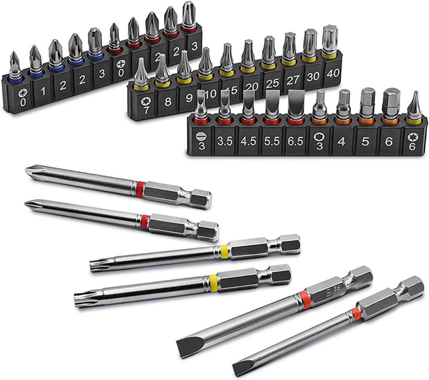 🚗 KFZ & Werkstatt – Matador Socket Spanner Set 80 Pieces | Ratchet Box with 1/2 Inch and 1/4 Inch Ratchet | Car Tool in l Boxx | Includes Bit Set | Spark Plug Wrench | SmartyBox L1 | Matador Tool No. 81454150 – Bild 7