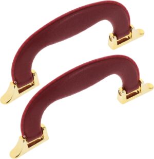 ⚒️ Bau & Montage – 2 Stück teiliges Kunstleder Koffergriff Ersatzgriff Pull Handle Griff für Verpackungsboxen Werkzeugkoffer Koffer Ergonomisch Weich Langlebig Einfache Montage
