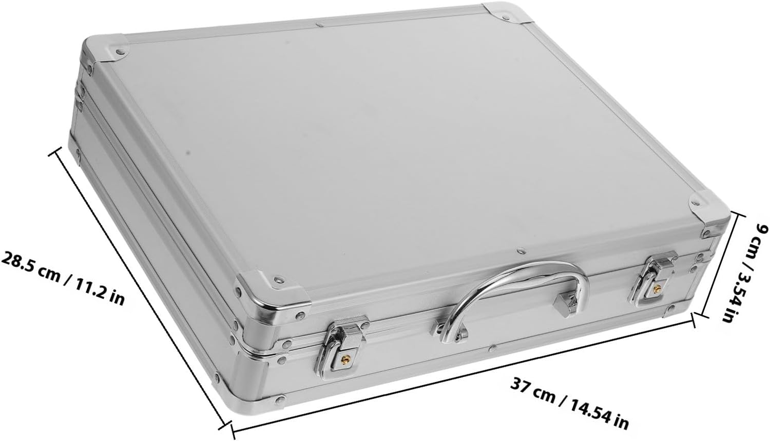 ⚡ Elektro & Technik – NOLITOY Aluminium-Werkzeugkasten mit Schloss, tragbare Aufbewahrungsbox aus Aluminiumlegierung, großer multifunktionaler Werkzeugkoffer für Mechaniker, Elektriker und Handwerker – Bild 2