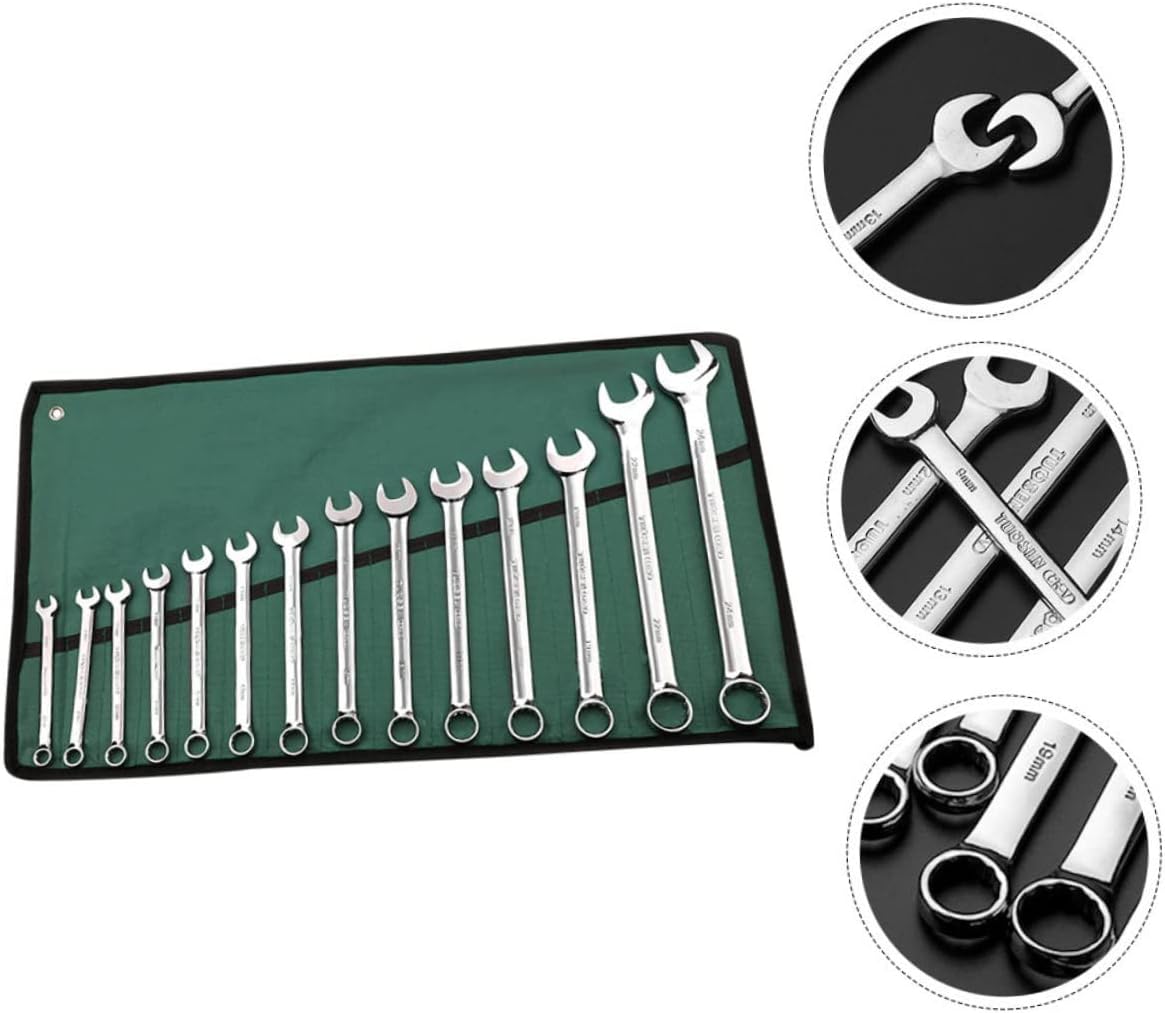🚗 KFZ & Werkstatt – NUOBESTY 14-piece adjustable piece combination key set with storage bag, tool set for DIY enthusiasts and professionals for precise repairs and versatile – Bild 7