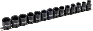 🚗 KFZ & Werkstatt – Condor Werkzeug 1088 | Impact Socket Set | 14 Pieces | 1/2 Inch | CrMo | Hexagonal | 8-24 mm