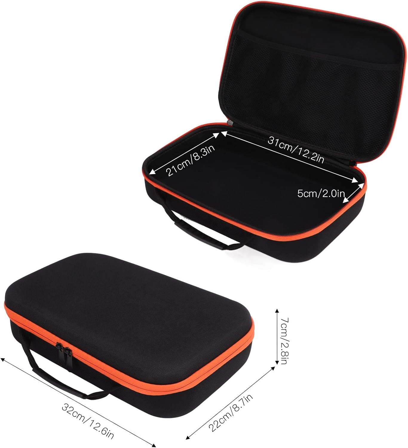 ⚡ Elektro & Technik – Reise-Werkzeugkasten, Werkzeugtasche, Oxford-Stoff, Verbundwerkstoff, EVA, stoßfest, staubdicht, reißfest, Innennetz-Design, kratzfest, für elektrische Bohrmaschinen (lang) – Bild 6