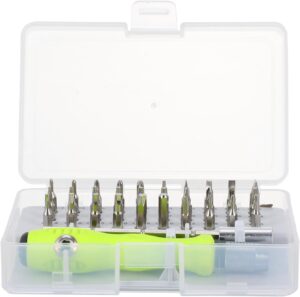 ⚡ Elektro & Technik – 32 In 1 Präzisionsschraubendreher Satz mit ergonomischem Griff Rutschfest und ölbeständig Multifunktionales Elektriker Werkzeug für Handy Laptop Kamera und Brille