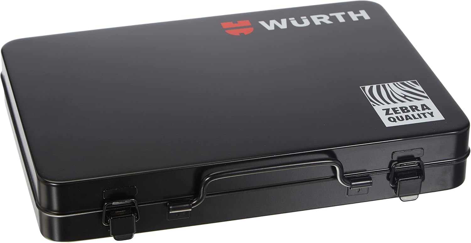 🚗 KFZ & Werkstatt – Würth Zebra Socket Spanner Set 1/4 + 1/2 Inch Ratchet Box 59 Pieces 096509059 & BGS 1196 | Open-Ended Ring Spanner Set | 25 Pieces | SW 6-32 mm | Includes Tetron Roll Bag | Combination Spanner – Bild 3