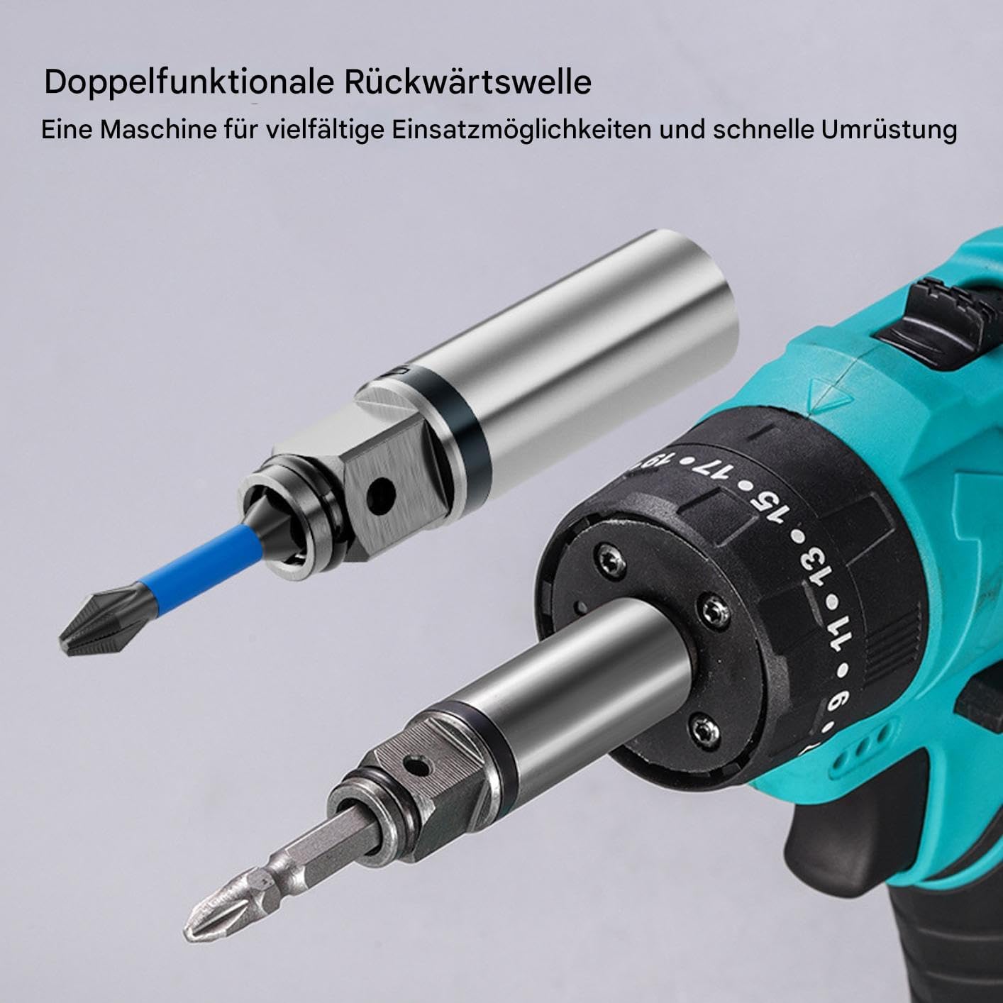 ⚒️ Bau & Montage – Kleine kabellose Bohrmaschine, kompakte tragbare Bohrmaschine mit Wendewelle für Elektronik, Bau, Haushalt, Handwerk, Werkstatt, Montage, Heimwerken – Bild 9