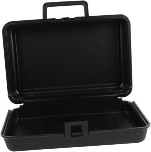🚗 KFZ & Werkstatt – VILLCASE 1 Piece Box Plastic Tool Box Outdoor Case Mechanical Tools Garage Car Tools Key Waterproof Tool Box Storage Container ABS Plastic Black