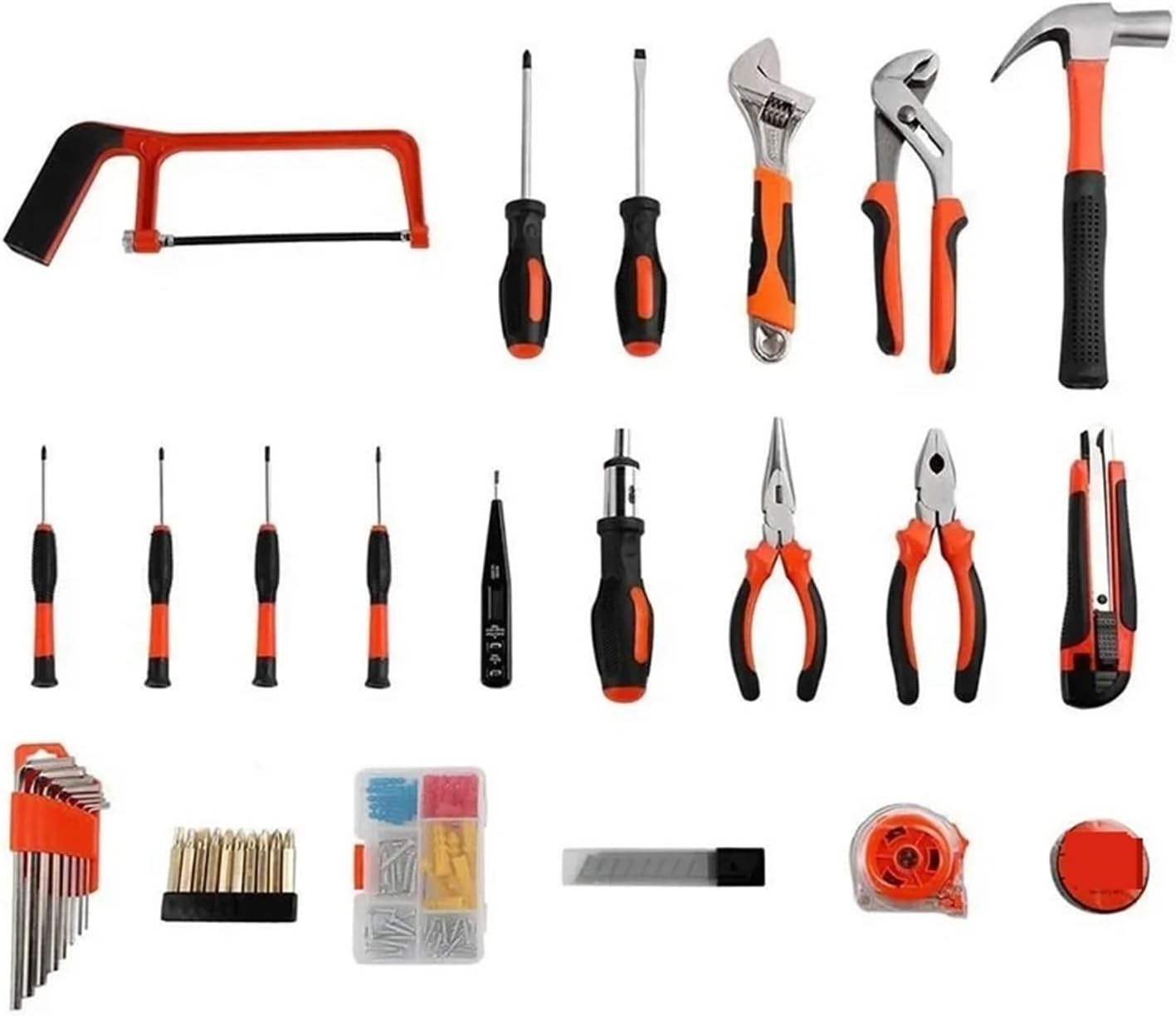 ⚡ Elektro & Technik – Werkzeugkasten, 100-teiliges Set, Aufbewahrung, Haushalt, Multi-Werkzeug, Haushalt, Elektriker, Zangen-Set – Bild 4