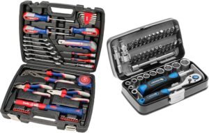 🔥 Angebote & Aktionen – kwb Tool Case with Screwdriver Bits, 42 Pieces, Filled, Robust and High Quality & Högert Technology - Tool Set I Socket Spanner, Bits and Equipment 1/4 Inch