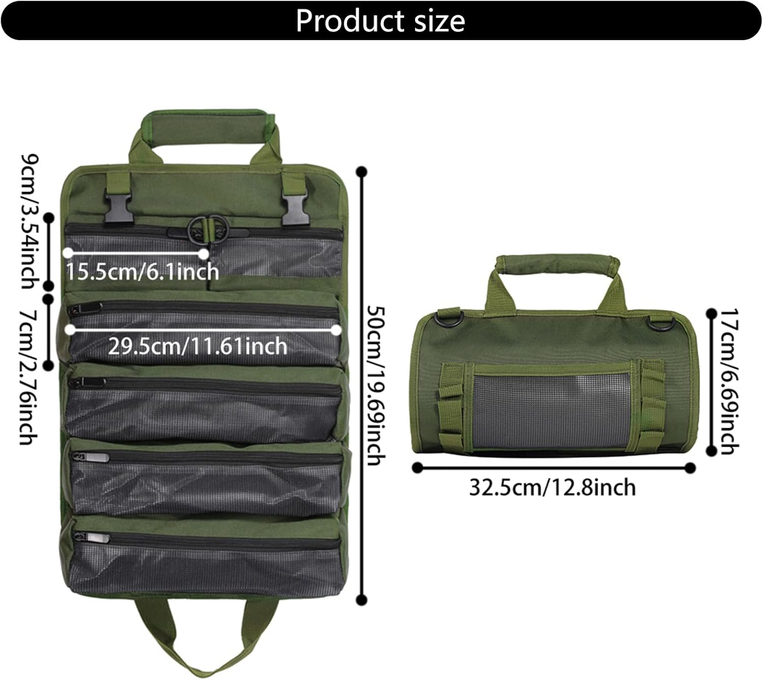 ⚡ Elektro & Technik – Kompakter Nylon Werkzeugkoffer Wasserabweisendes Design Mit Verstärktem Riemen Für Profis Tragbare Elektriker Werkzeugtasche Mit Verstellbarem Gürtel – Bild 7