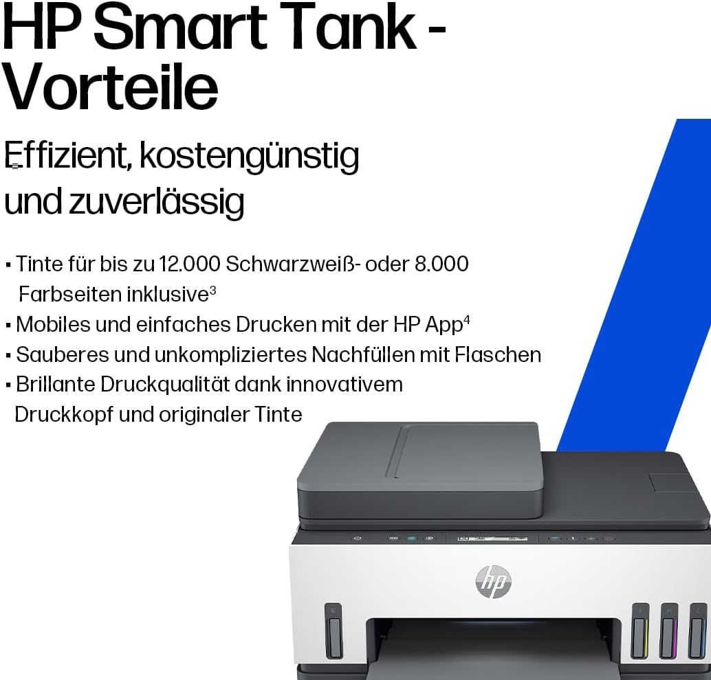 🔥 Angebote & Aktionen – HP Smart Tank 7305 Multifunction Printer (Printer, Scanner, Copier, ADF, Wi-Fi, LAN, AirPrint, Duplex, Includes Ink for up to 3 Years Printing) – Bild 3
