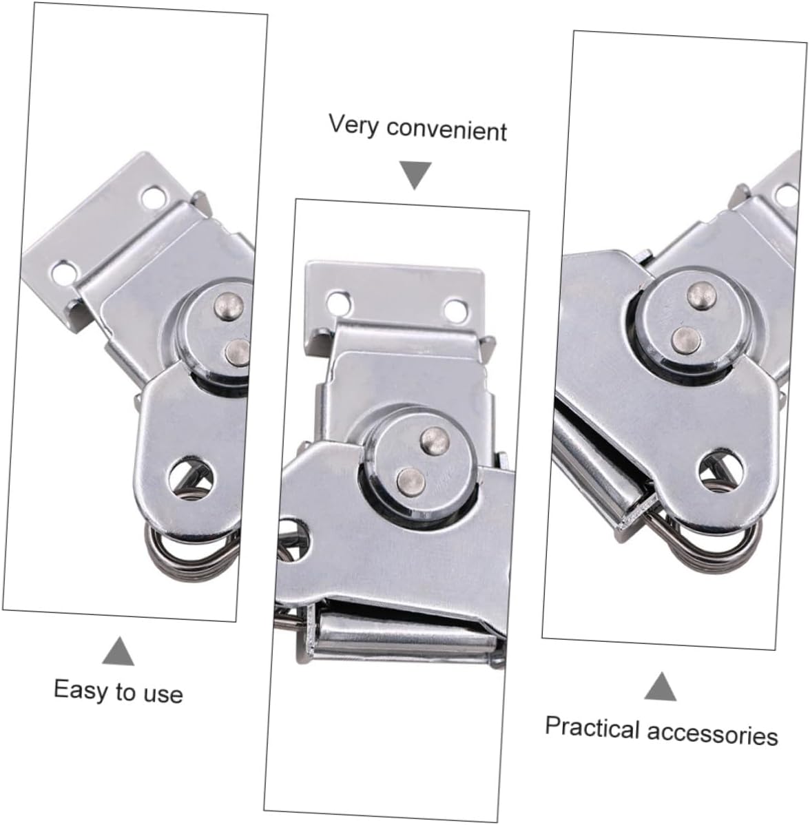 ⚒️ Bau & Montage – Kistenverschluss mit Federmechanik Langlebiger Stahl Latch Clip für Holzkisten Werkzeugkoffer Aufbewahrungsboxen Einfache Montage Robust und Sicher für Möbel und Transportkoffer – Bild 7