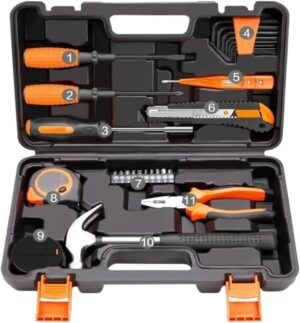 ⚡ Elektro & Technik – Werkzeugkoffer Hardware elektriker multifunktionale kombination täglichen haushalt toolbox set(Set of 27)