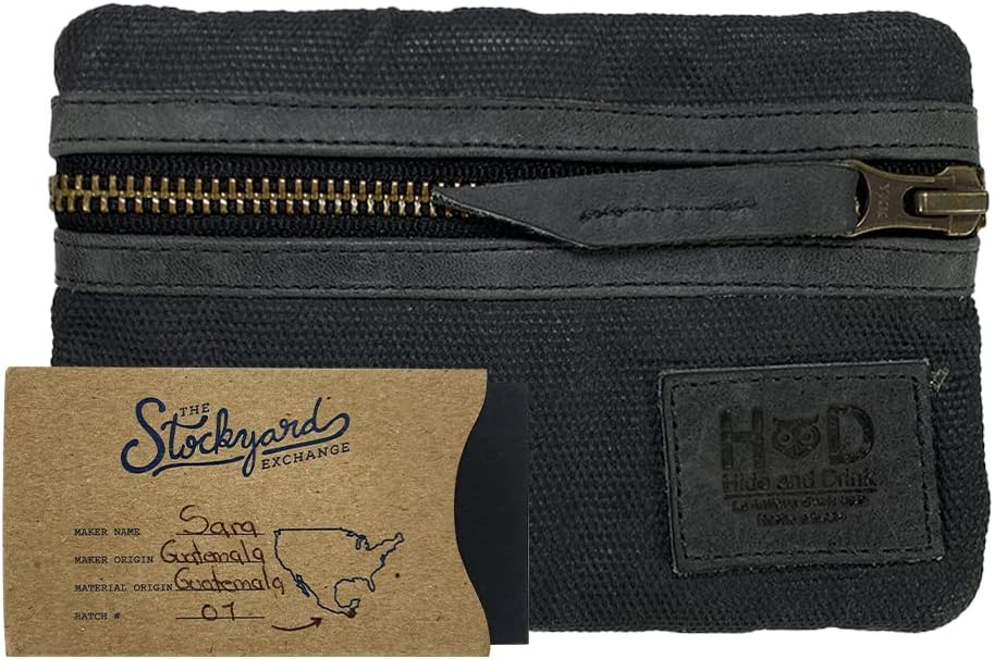 ⚒️ Bau & Montage – Hide & Drink, Multi-Tool-Taschentasche, kompakte Mehrzweck-EDC-Reißverschlusstasche, Mini-Camping-Werkzeugkoffer, gewachstes Canvas, Messerholster, handgefertigter schlanker Organizer – Bild 8