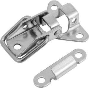⚒️ Bau & Montage – Veemoon 2 Stück Teiliges Edelstahl Toggle Latch Spannverschluss Praktischer Kastenverschluss für Werkzeugkoffer Truhen Einfache Montage Langlebig und Vielseitig Einsetzbar