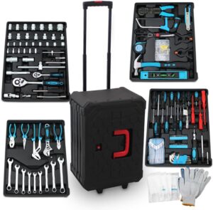 🔥 Angebote & Aktionen – BITUXX Tool Box 1200 Pieces Tool Ratchet Box Tool Trolley Nut Box Ratchet Nuts Socket Spanner Ratchet with Drawers